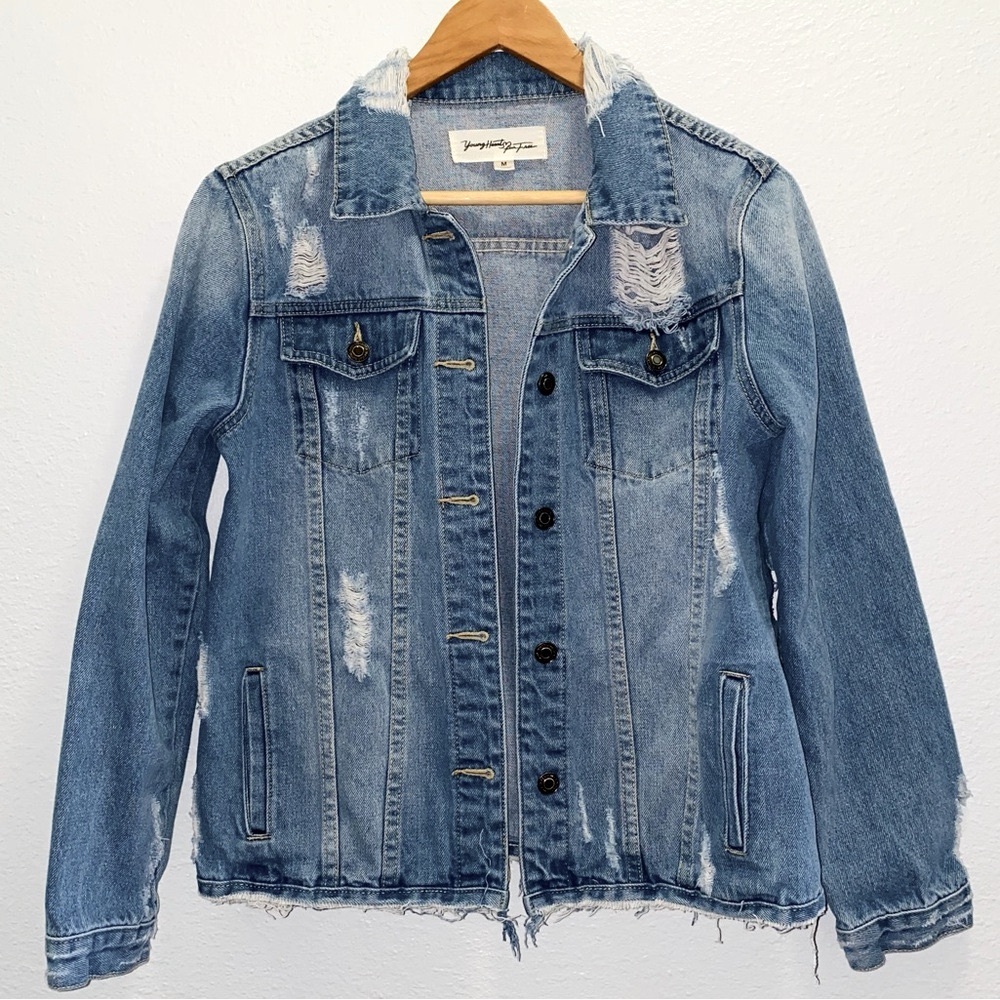 Distressed Jean Jacket - Picture 6 of 6